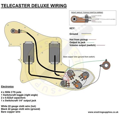 tele deluxe wiring diagram 